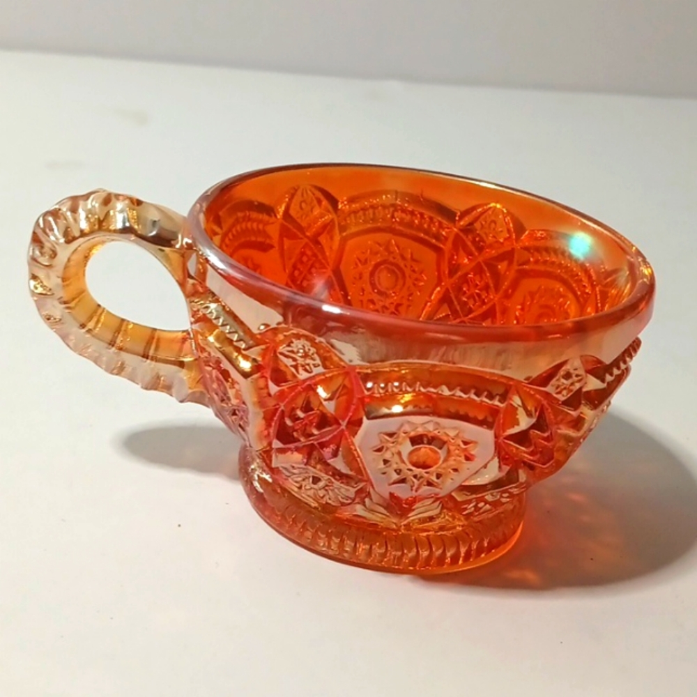 Imperial Glass Marigold Carnival Glass Cup From The Depression Era